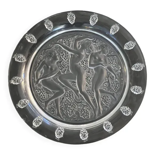 Plat en verre Lalique