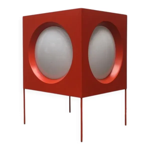 Lampadaire Cube T-267 Swiss Space Age par Carl Moor pour BAG Turgi, années 1960
