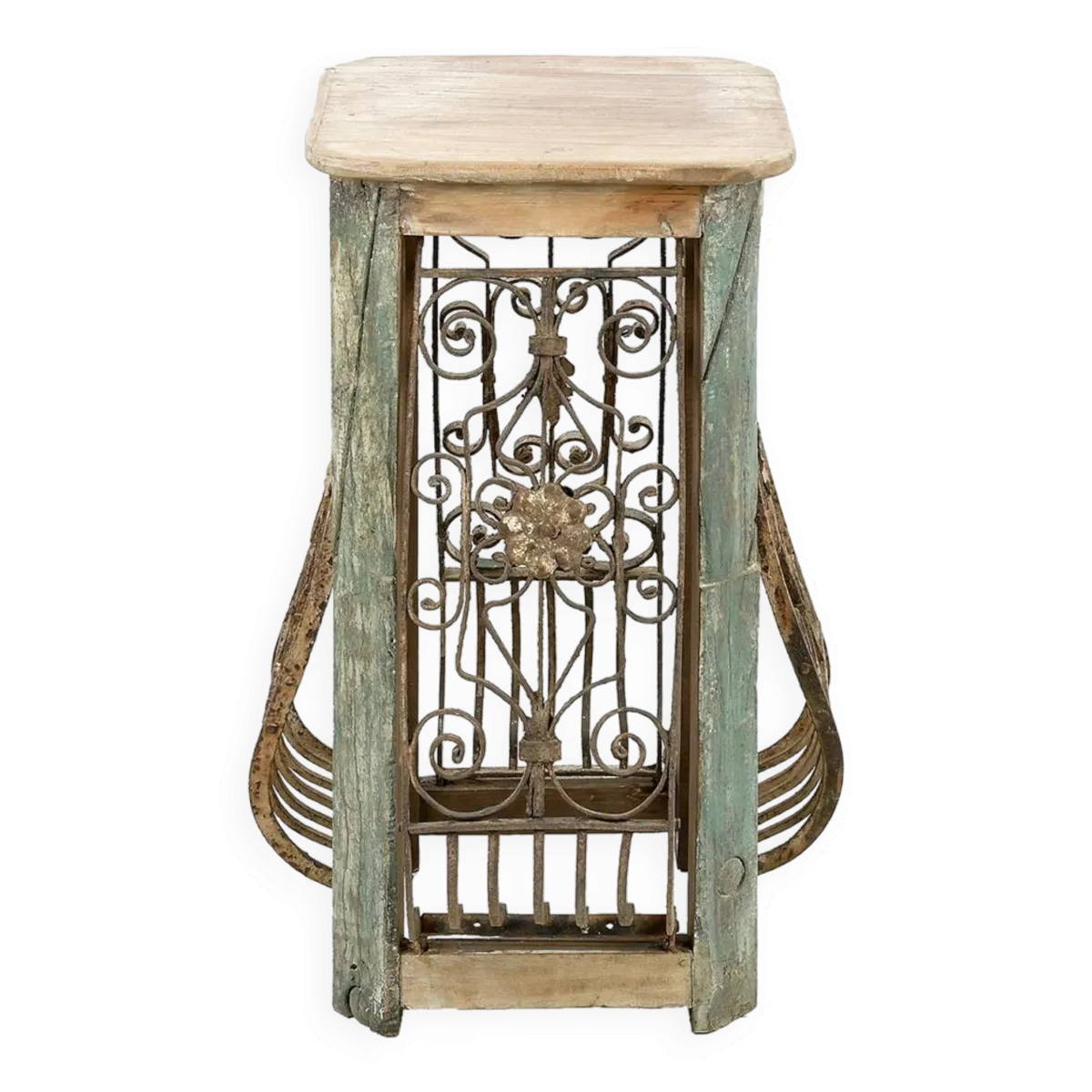 Sellette en bois et acier