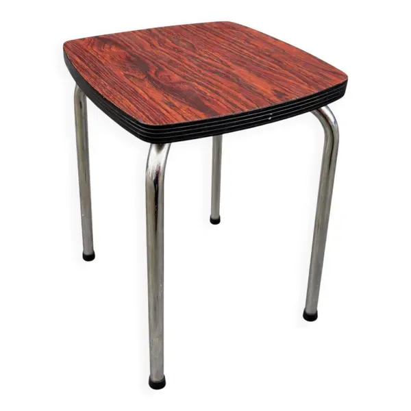 Tabouret formica années 1960 vintage scandinave