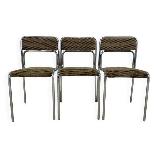 Chaises vintage tubulaires chromées