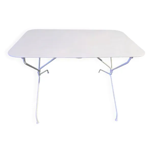 Table de Jardin en Fer Forgé, 1900s