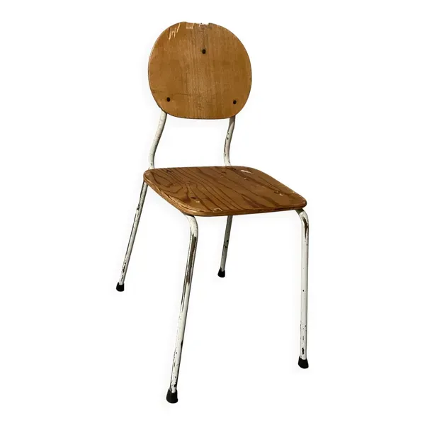 Chaise d’école années 60