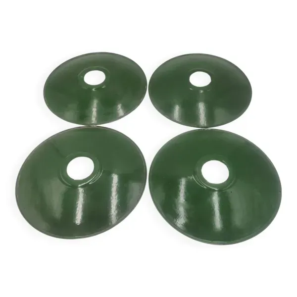 4 abat-jours en tôle émaillée