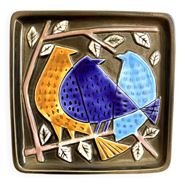 Lisa Larson Gustavsberg - Plaque murale suédoise vintage – Céramique s