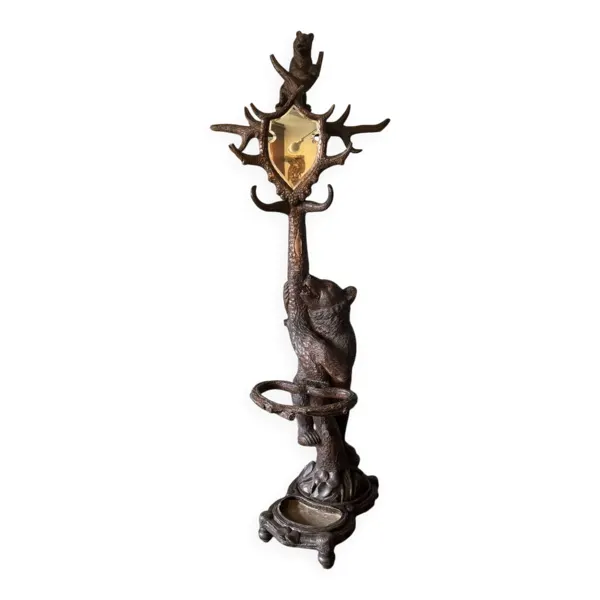 Porte manteaux aux ours, forêt noire XIXe siècle