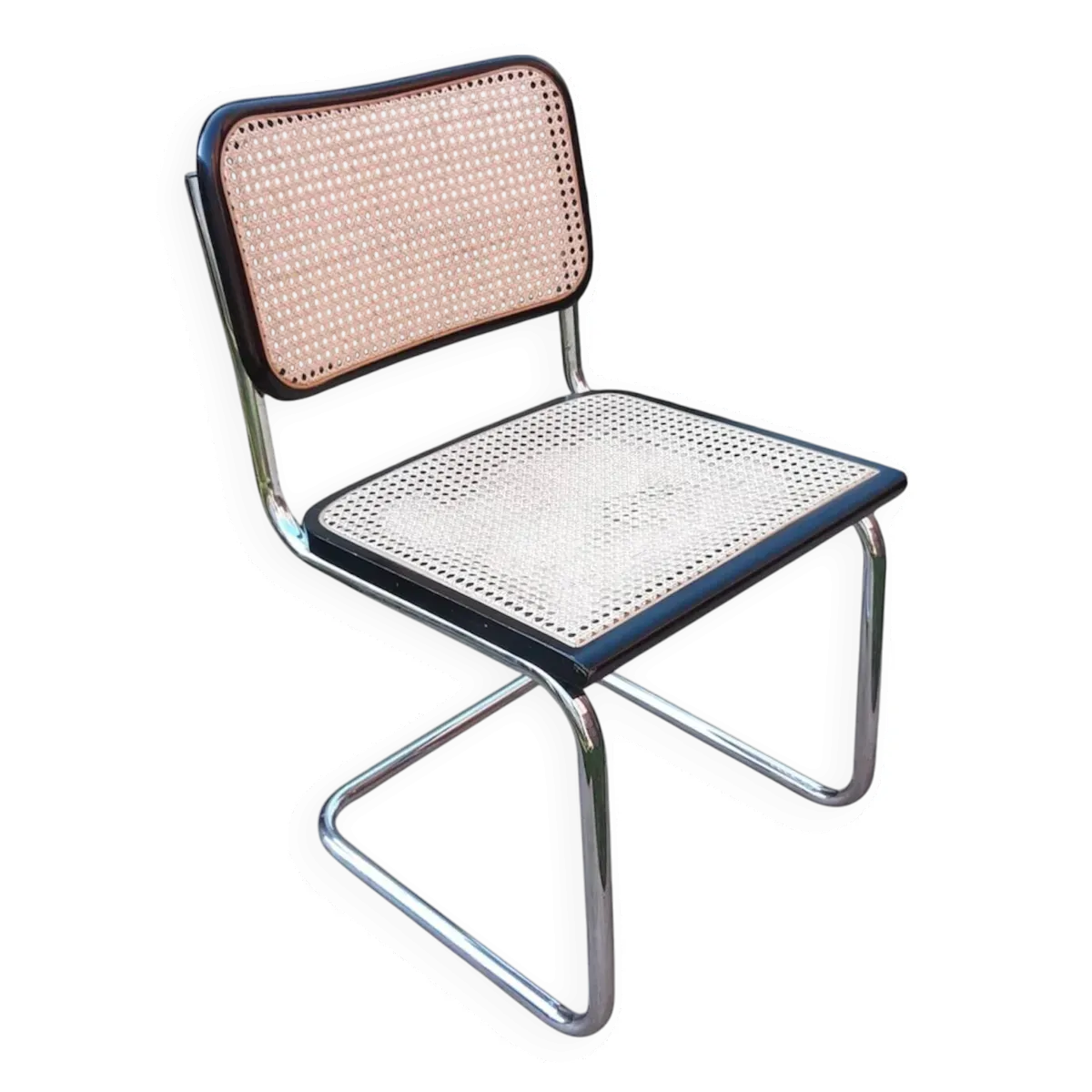 Chaise Cesca en bois massif et cannage naturel