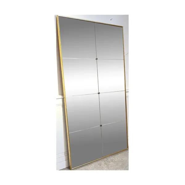 Grand miroir de brasserie 1950