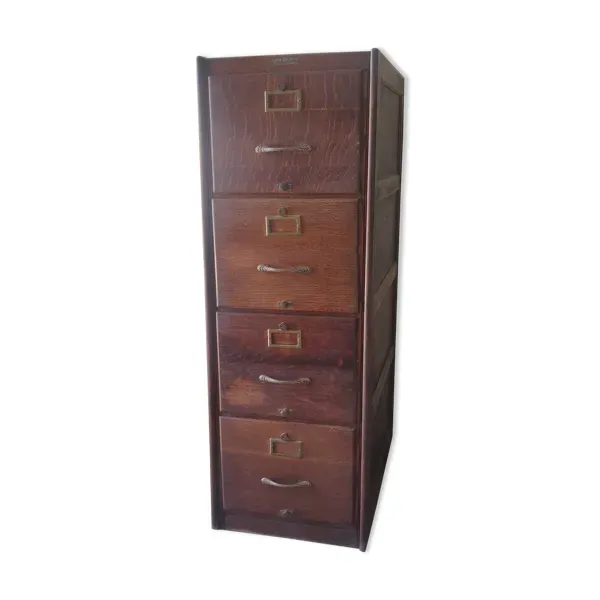 Meuble de métier à tiroirs chêne