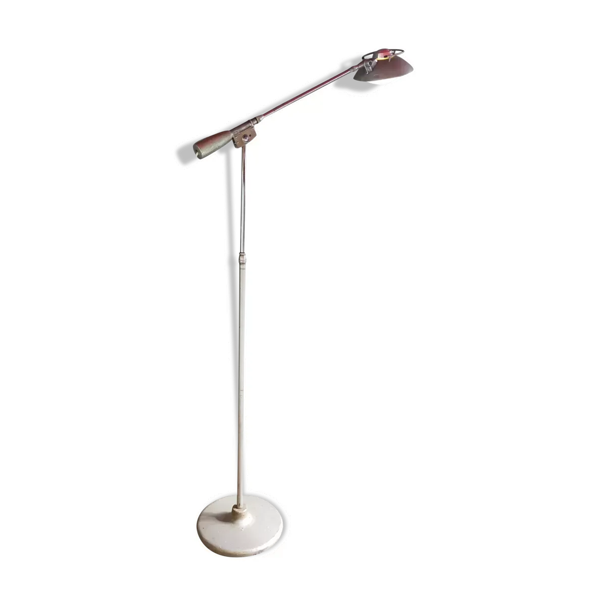 Lampadaire à balancier, modèle 219s, des années 50 de Ferdinand Solere