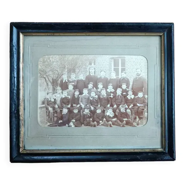 Photo de classe école de garçon