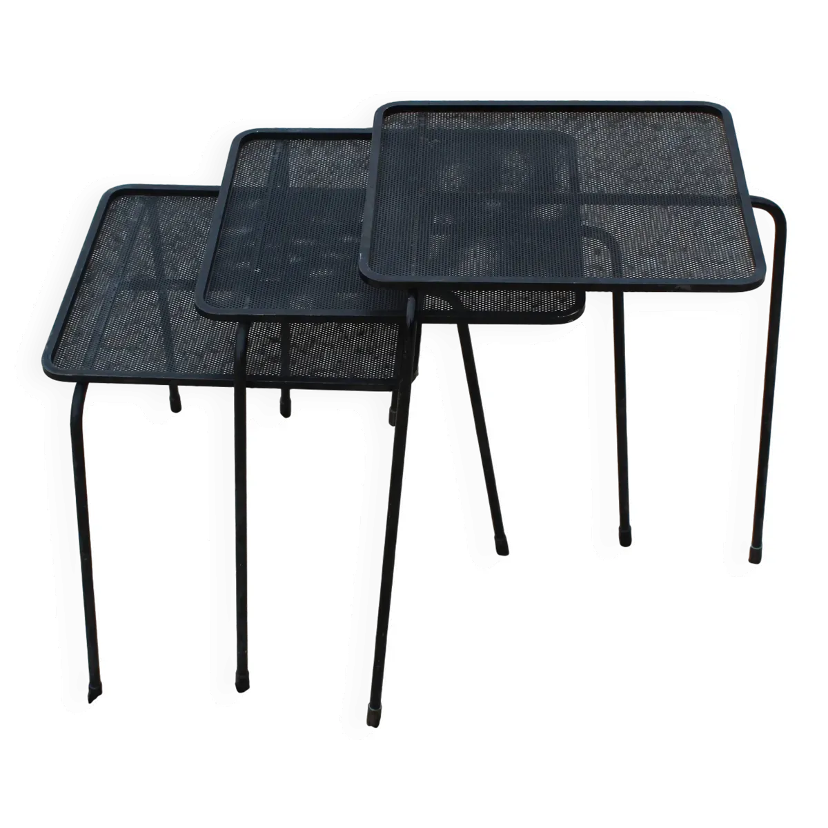 3 tables gigognes Soumba de Mathieu Matégot, c. 1953