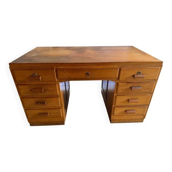 Bureau maître d’école ancien vintage