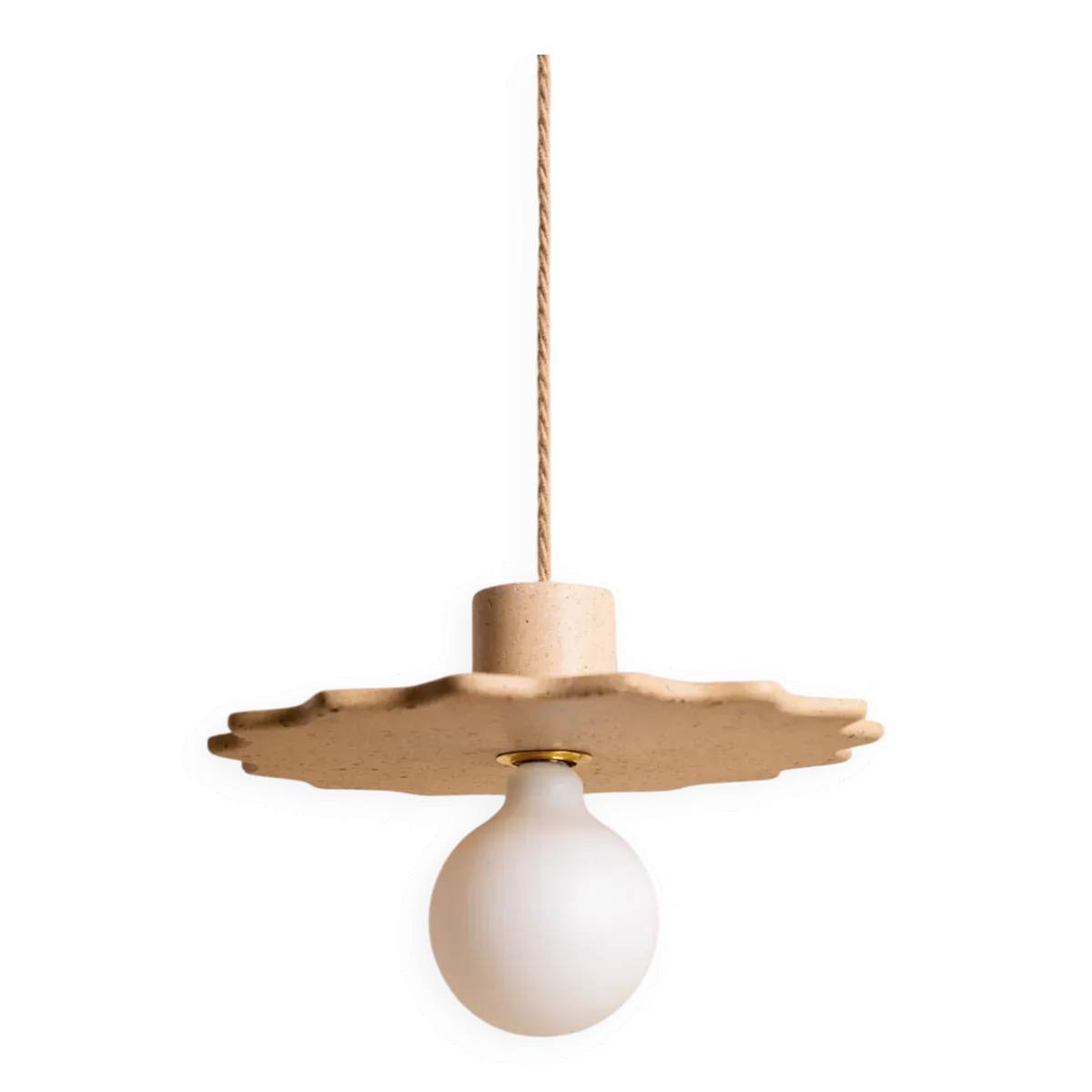 Suspension ELLA en béton beige