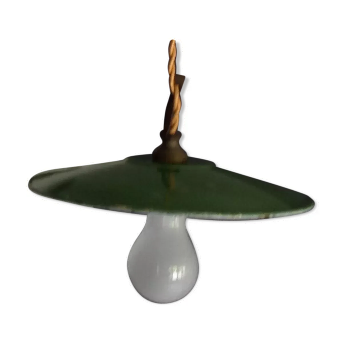 Suspension gamelle verte