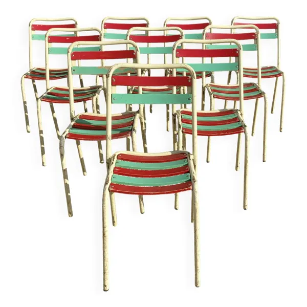 Chaises Tolix