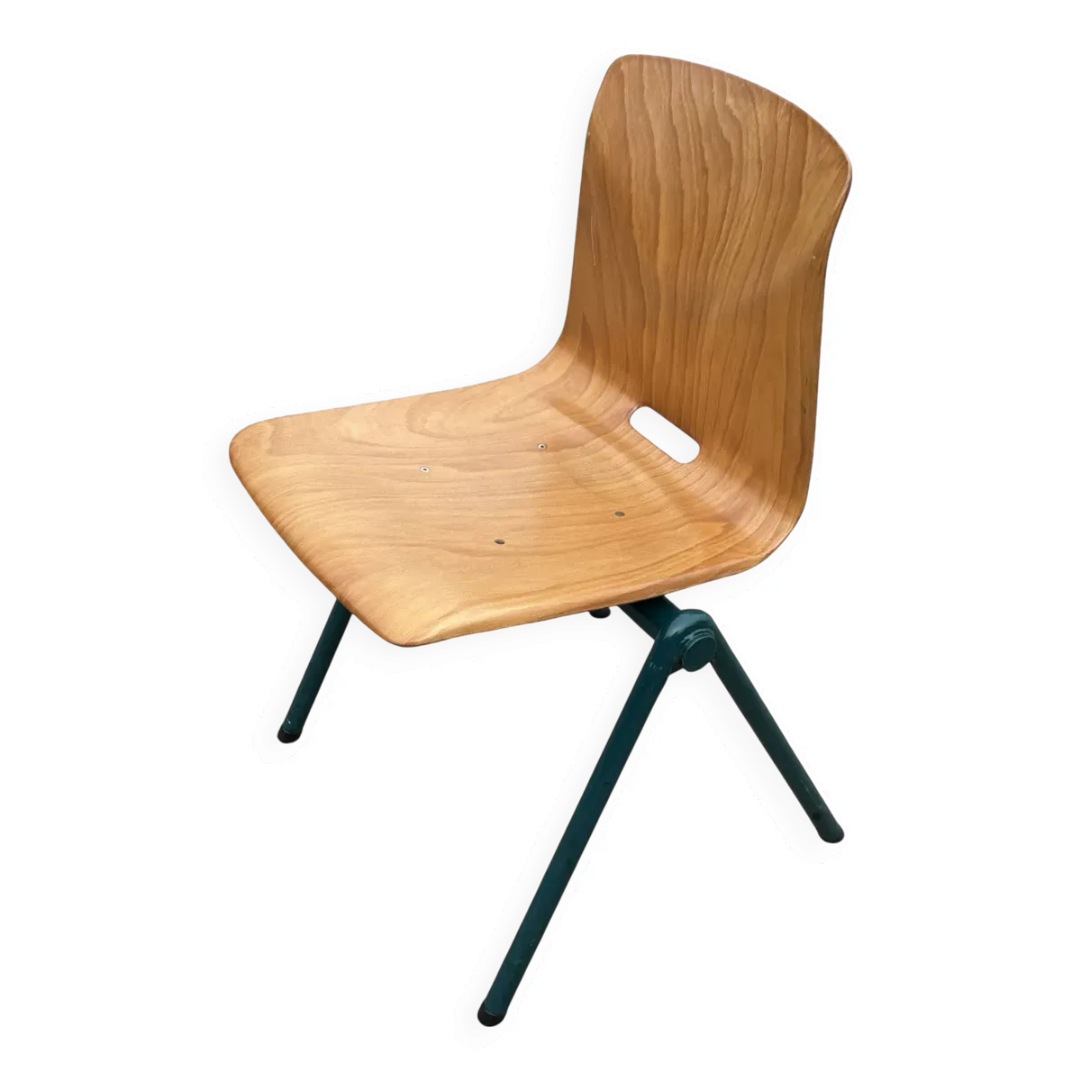 Chaise de salle à manger vintage industrielle Pagwood de Woodmar Design des années 70