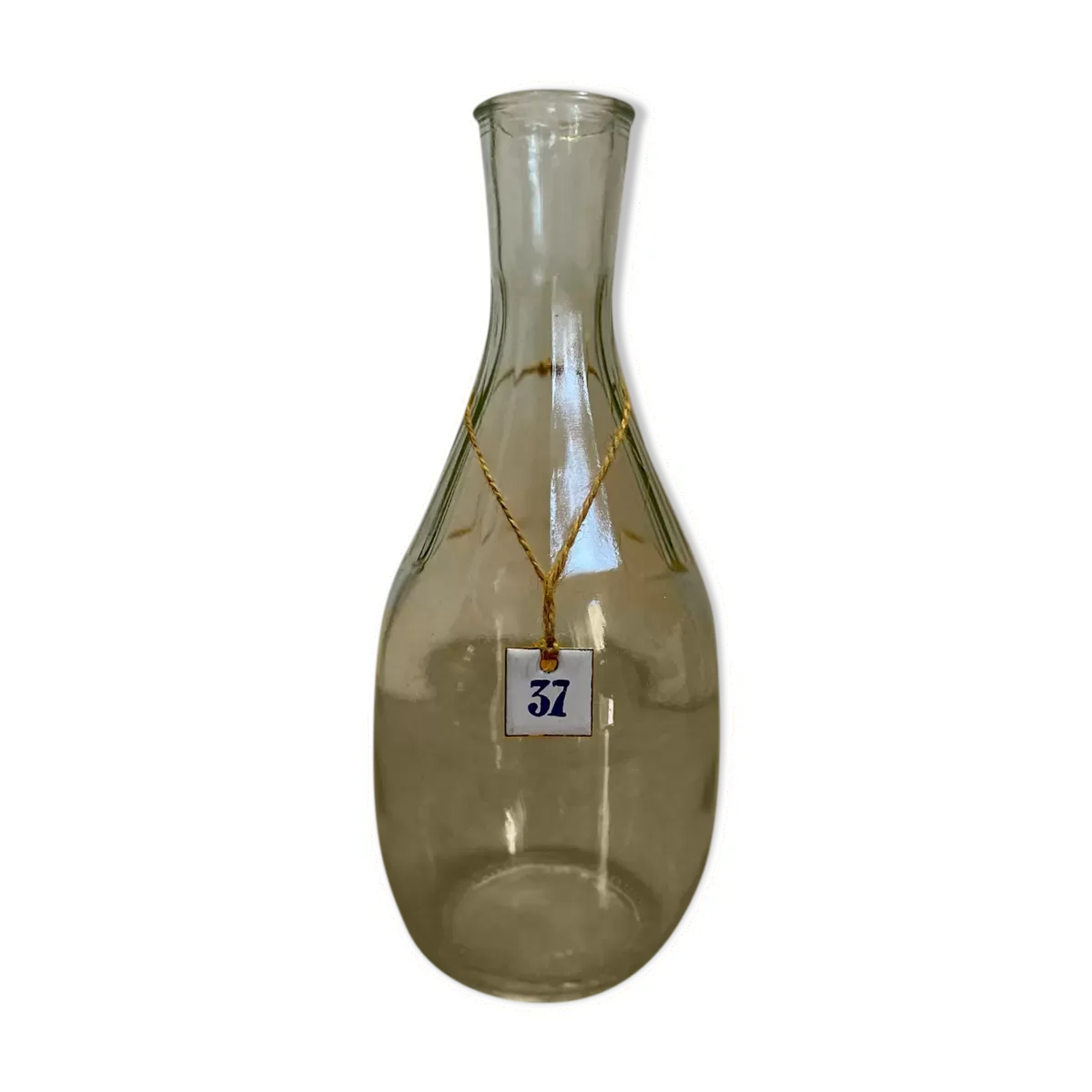 Carafe en verre ancienne 1950