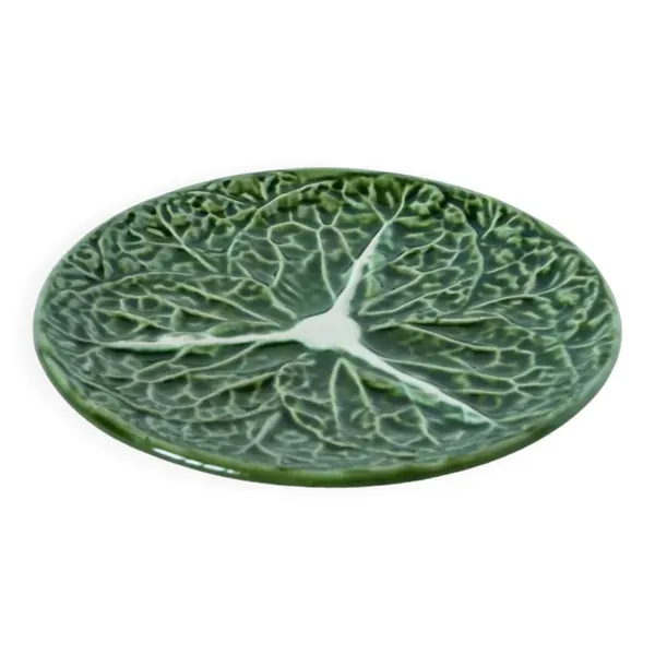 Petit plat en barbotine modèle ''Chou'', vintage