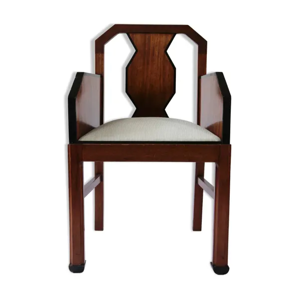 Fauteuil Art Déco de style École d'Amsterdam, vers 1930