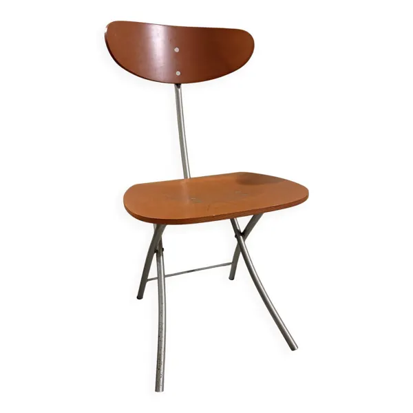 Chaise pliante design industriel vintage 60’/70’