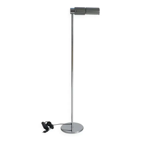 Lampadaire Haloprofil 878HR par Viktor Frauenknecht pour Swiss Lamps en argent.