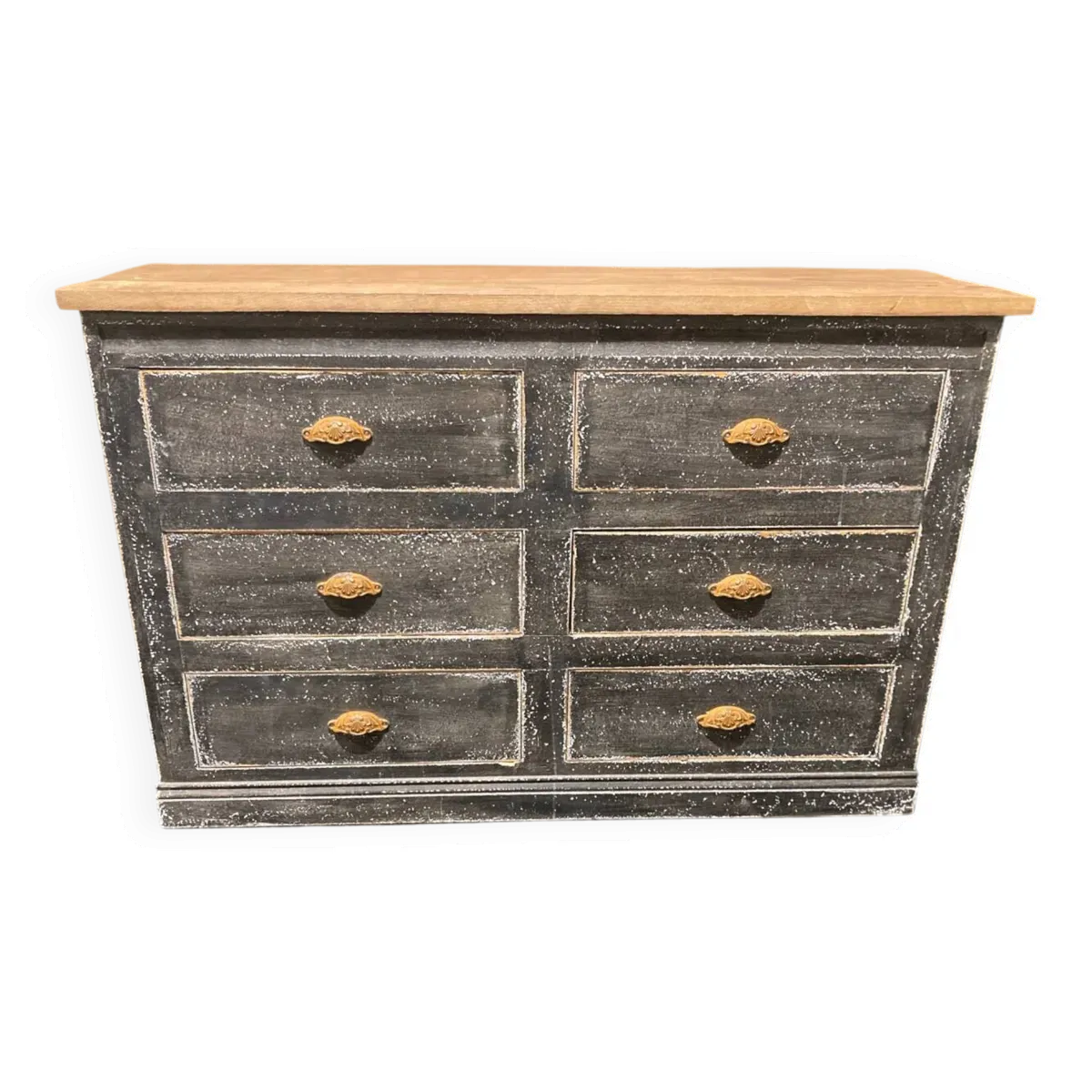 Ancien meuble 6 tiroirs