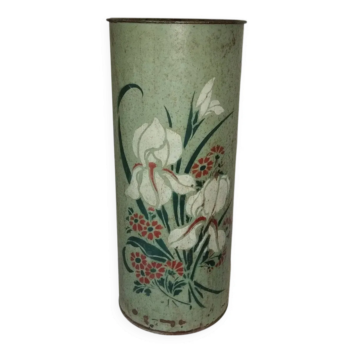 Porte parapluie tôle art-nouveau