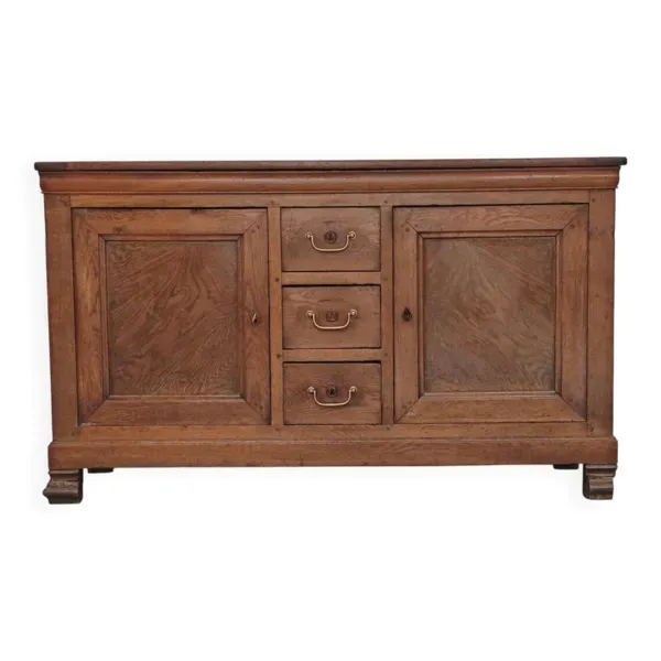 Ancien meuble de métier bois massif , buffet pétrin 18eme siècle