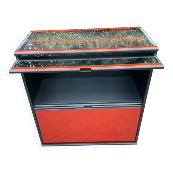 Meuble de bar design Ludovico Acerbis années 80