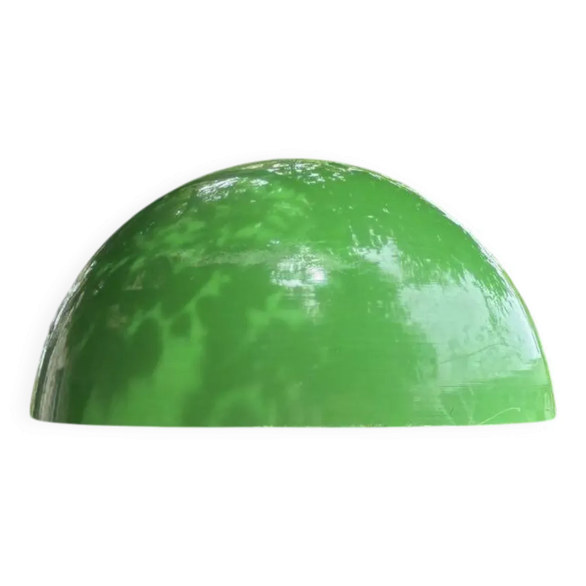 Suspension industrielle en métal vert