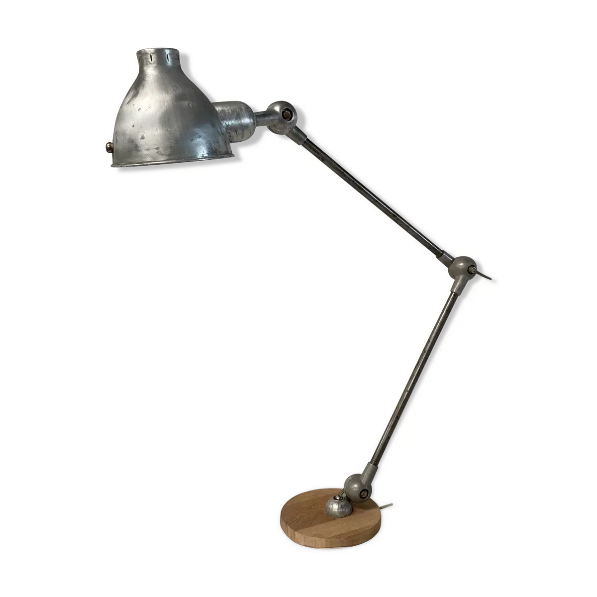 Lampe industrielle ancienne articulée