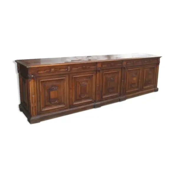 Comptoir banque de pharmacie XIX°