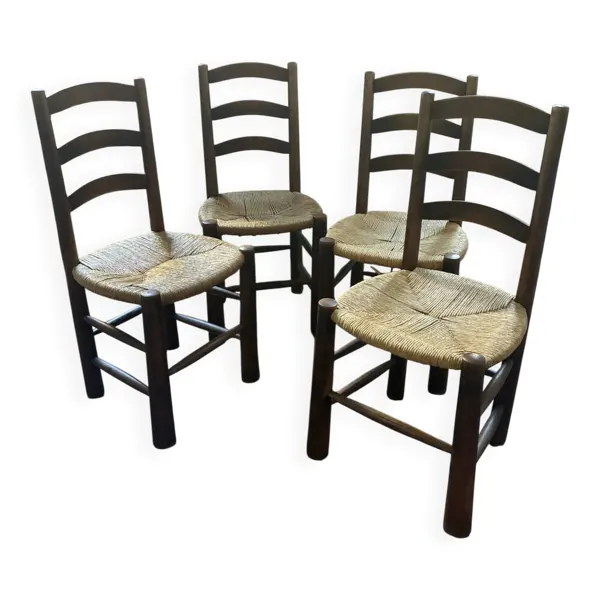 4 chaises attribuées à Georges Robert