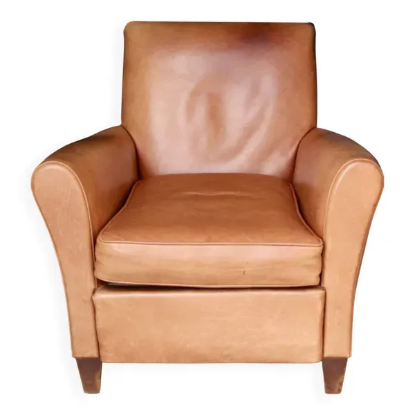 Fauteuil club en cuir vintage. très bel état.