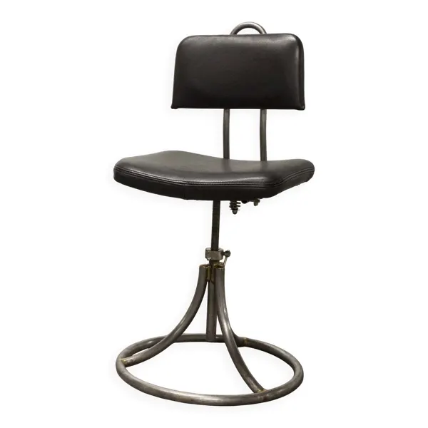 Chaise de bureau tournantes Armée française cuir neuf