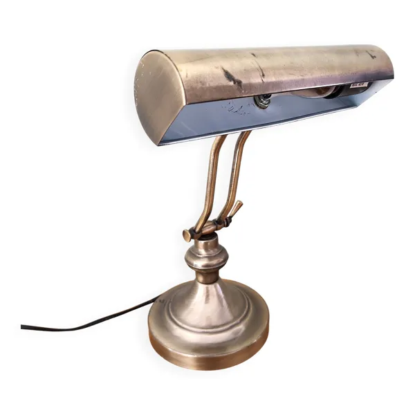 Lampe de bureau ancienne lumijura style banquier
