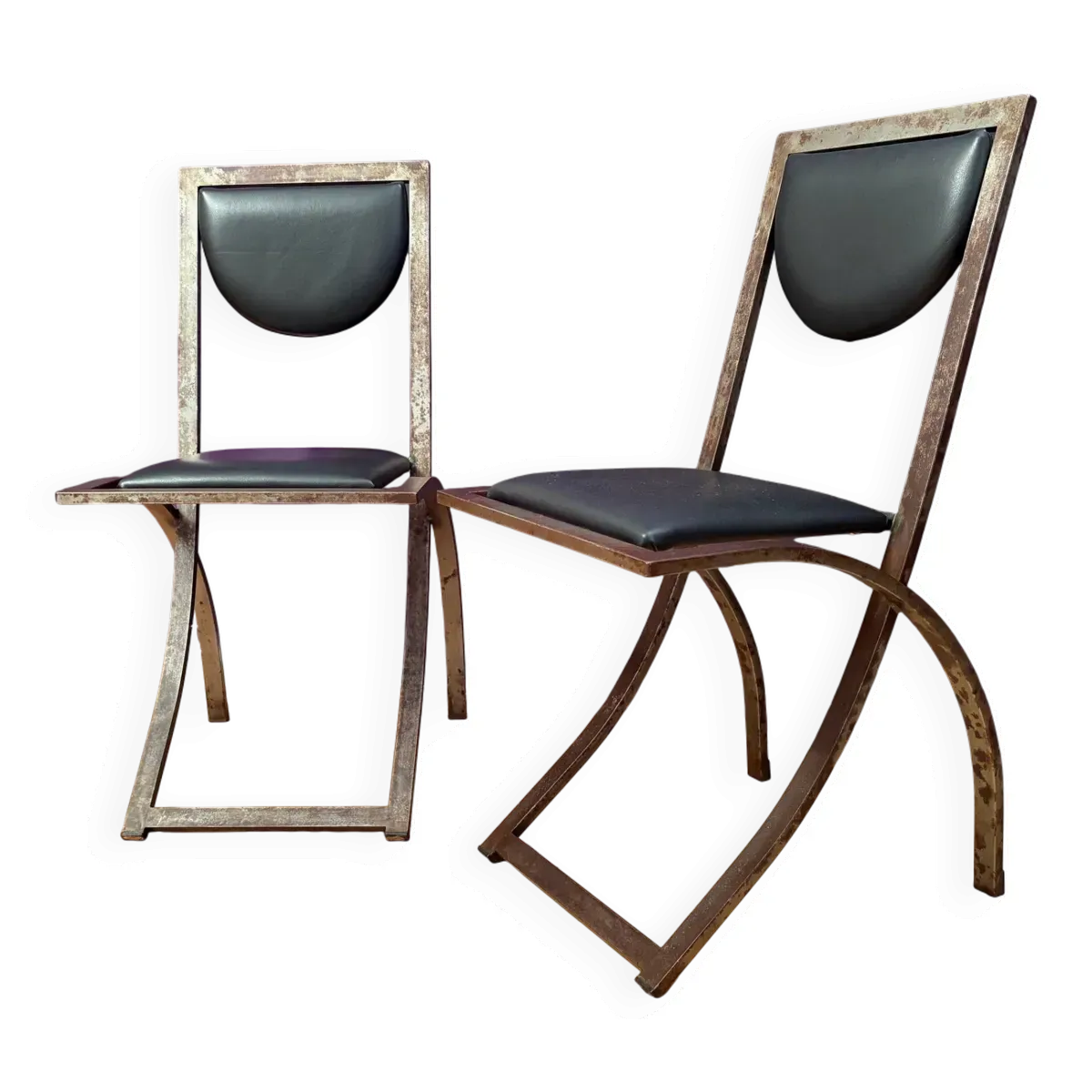 Pair of Sinus chairs designed by Karl Friedrich Förster, KFF, Germany, 1990