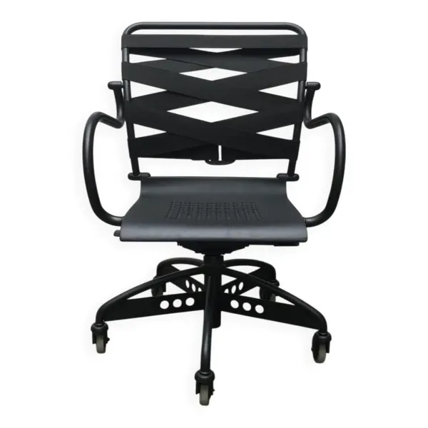 Fauteuil pivotant vintage Canasta italien par Heron Parigi pour Heron Parigi Design