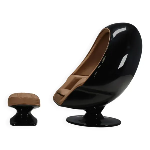 Fauteuil stéréo original Lee West « Alpha », États-Unis, 1968
