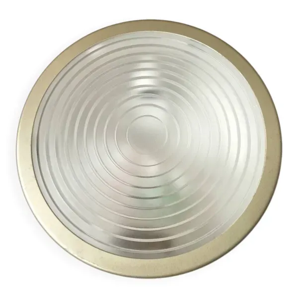 Plafonnier Vintage Holophane - Verre Lentille de fresnel - Style Industriel
