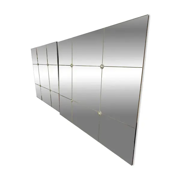 Miroir Industriel Verrière avec Patine Antique – Pièce Unique