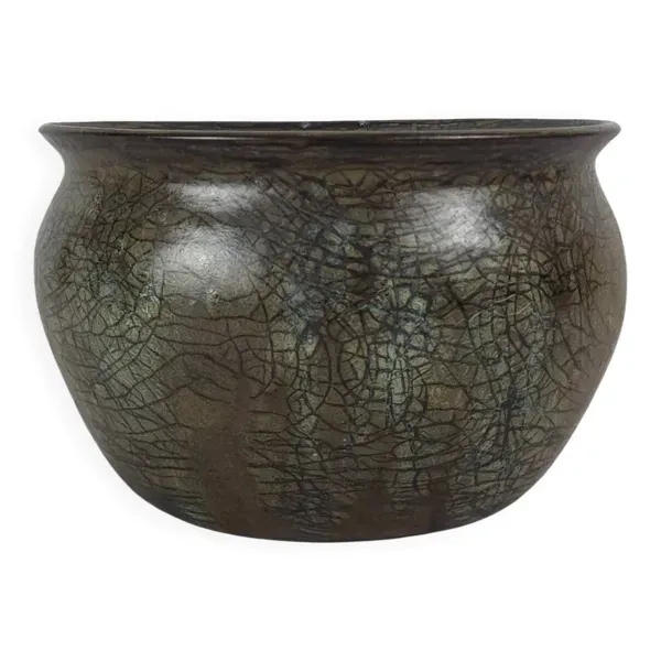 Pot en grès signé Anne Marie Sybesma Alias MIEP La Borne