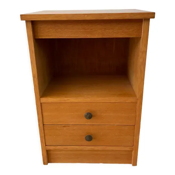 Meuble de rangement chêne années 50