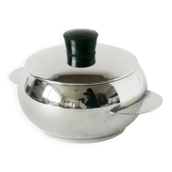 Petit sucrier en inox, 1970