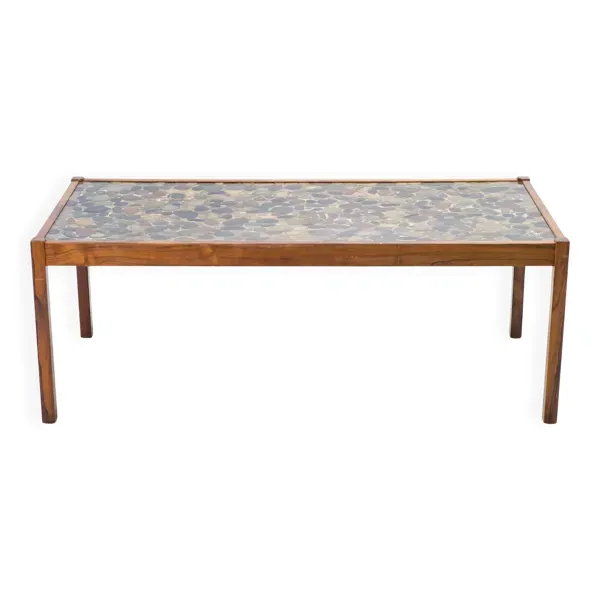 Table basse unique Pebbles d'Ib Kofod-Larsen