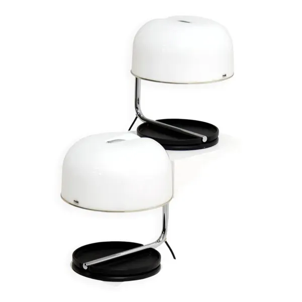 Paire de lampes de table ''GUM'' modèle Molin. Italie, années 1970.