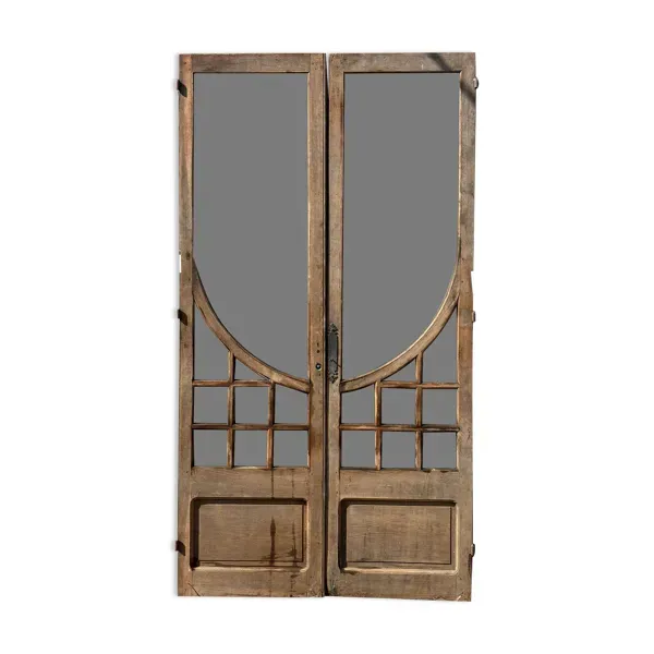 Porte en chêne Art déco