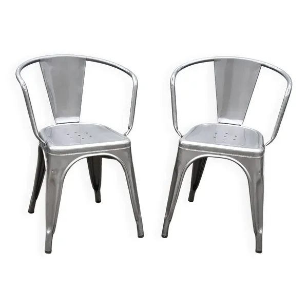Paire de fauteuils de jardin Tolix