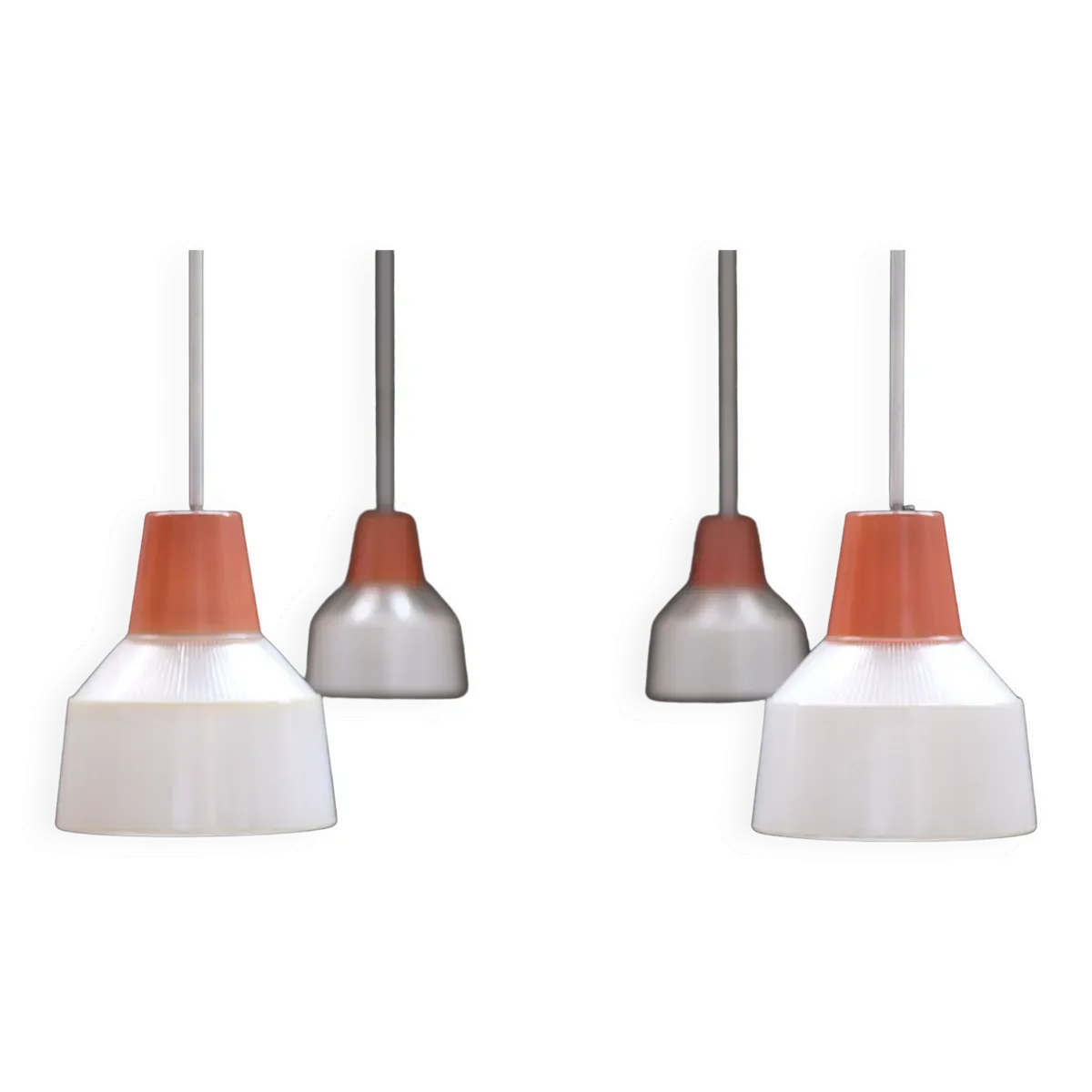 Suspensions d'atelier prismopal vintage